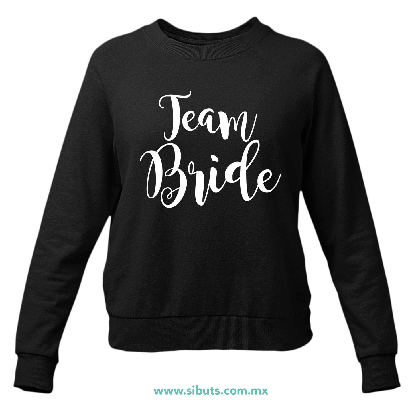 Sudadera Mujer Cuello Redondo Despedida De Soltera Team Bride Novia Boda