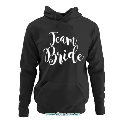 Sudadera Mujer Gorro Despedida De Soltera Team Bride Novia Boda
