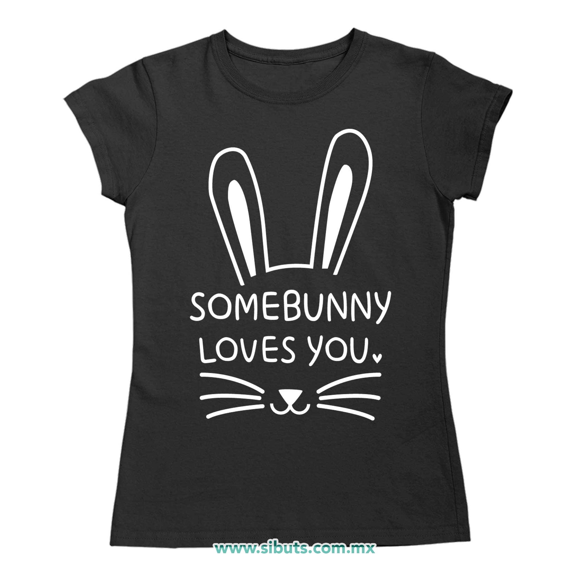 Playera Mujer Conejo Some Bunny Loves You
