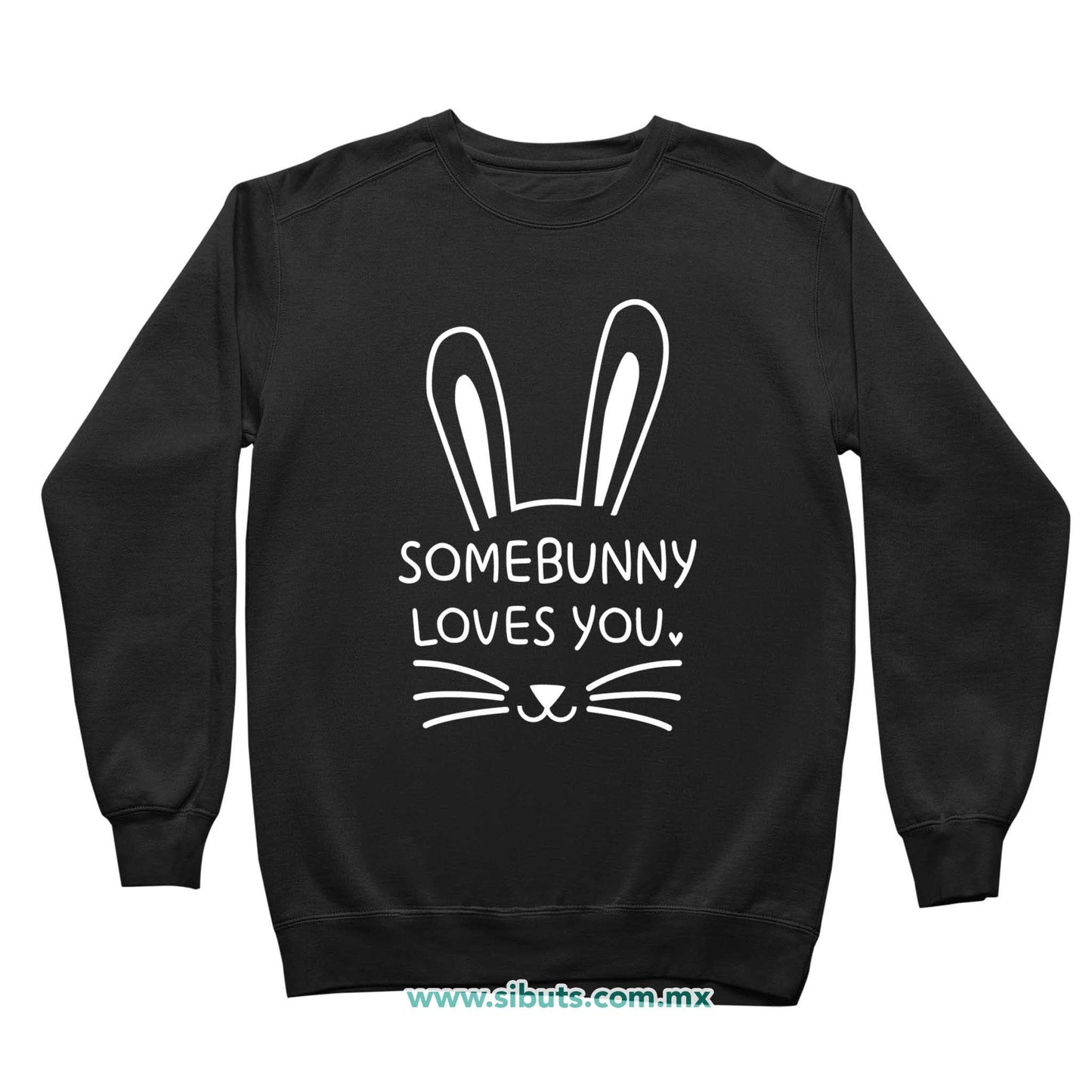 Sudadera Niña Cuello Redondo Conejo Some Bunny Loves You