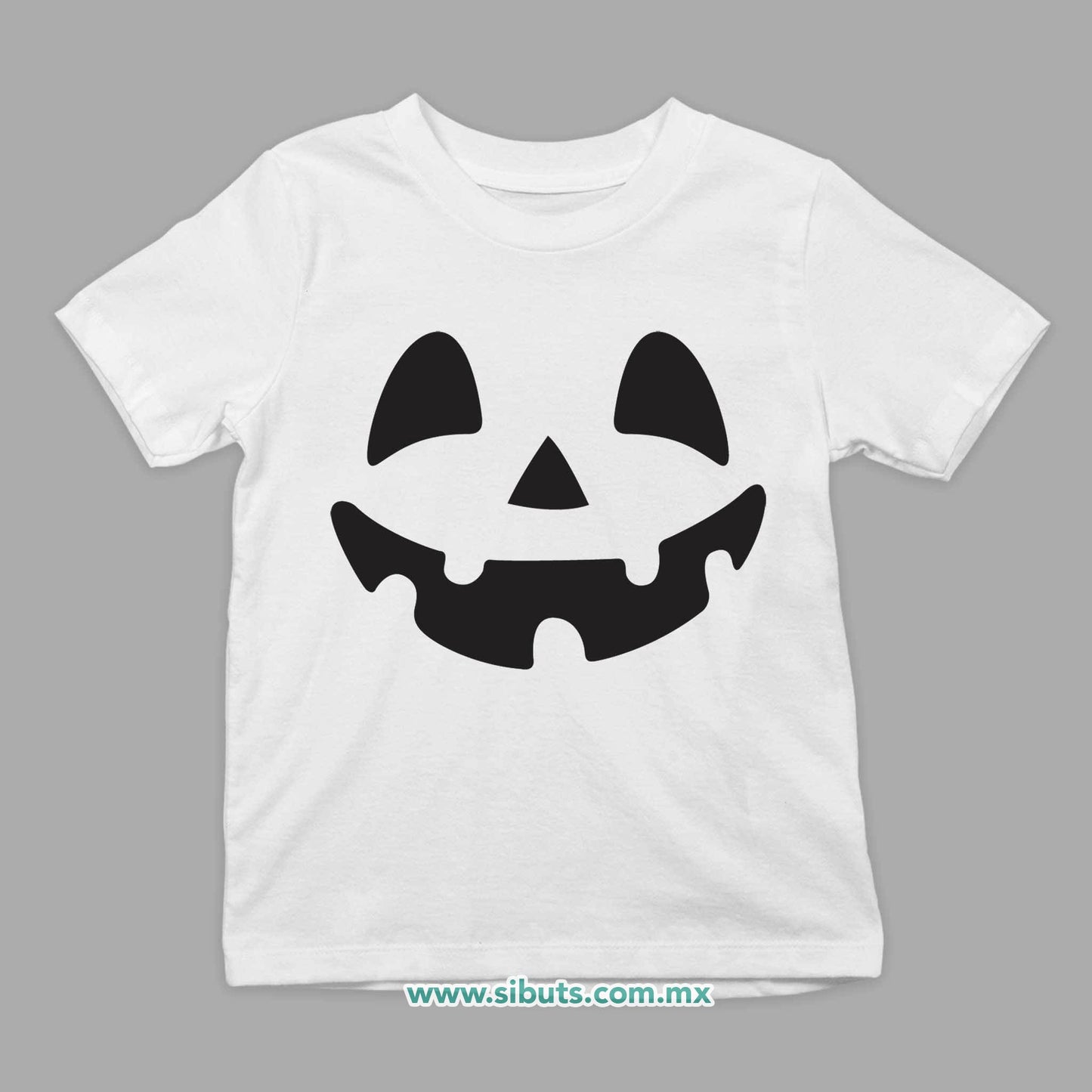 Playera Niño Halloween Calabaza Feliz