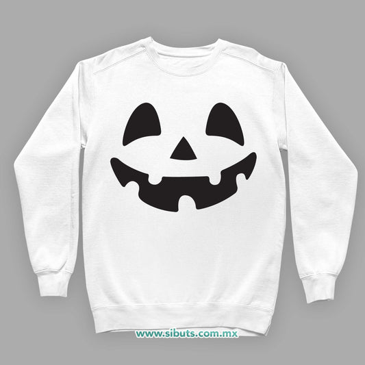 Sudadera Niño Cuello Redondo Halloween Calabaza Feliz