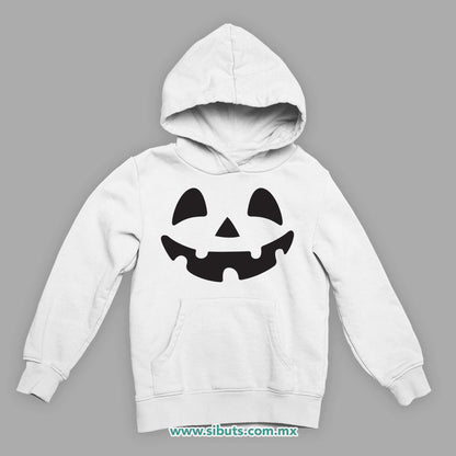 Sudadera Niño Gorro Halloween Calabaza Feliz