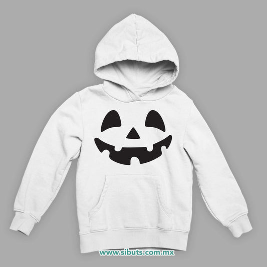 Sudadera Niño Gorro Halloween Calabaza Feliz