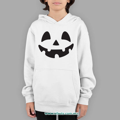 Sudadera Niño Gorro Halloween Calabaza Feliz