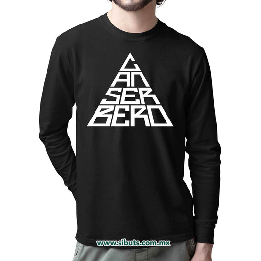 Playera Hombre Manga Larga Canserbero