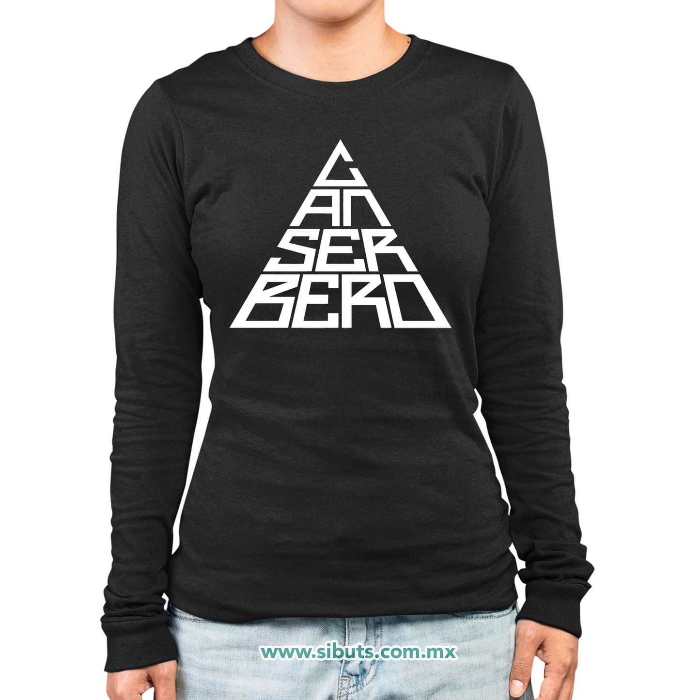 Playera Mujer Manga Larga Canserbero