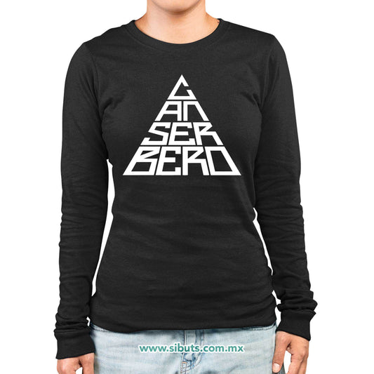 Playera Mujer Manga Larga Canserbero