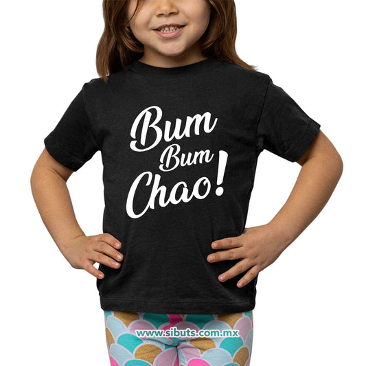 Playera Niña Bum Bum Chao! Casa Papel