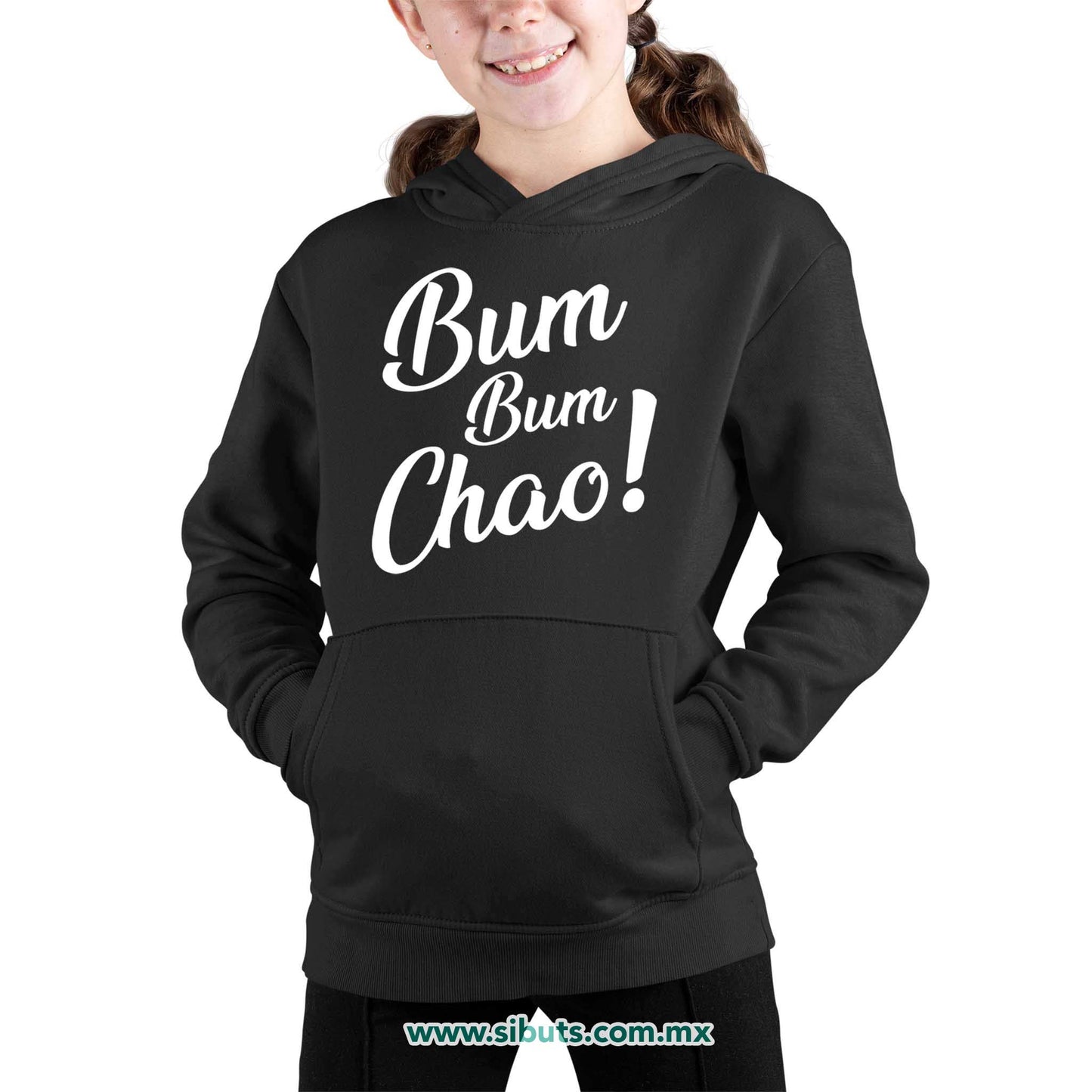 Sudadera Niña Gorro Bum Bum Chao! Casa Papel