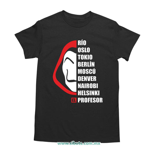 Playera Hombre Nombres Casa Papel