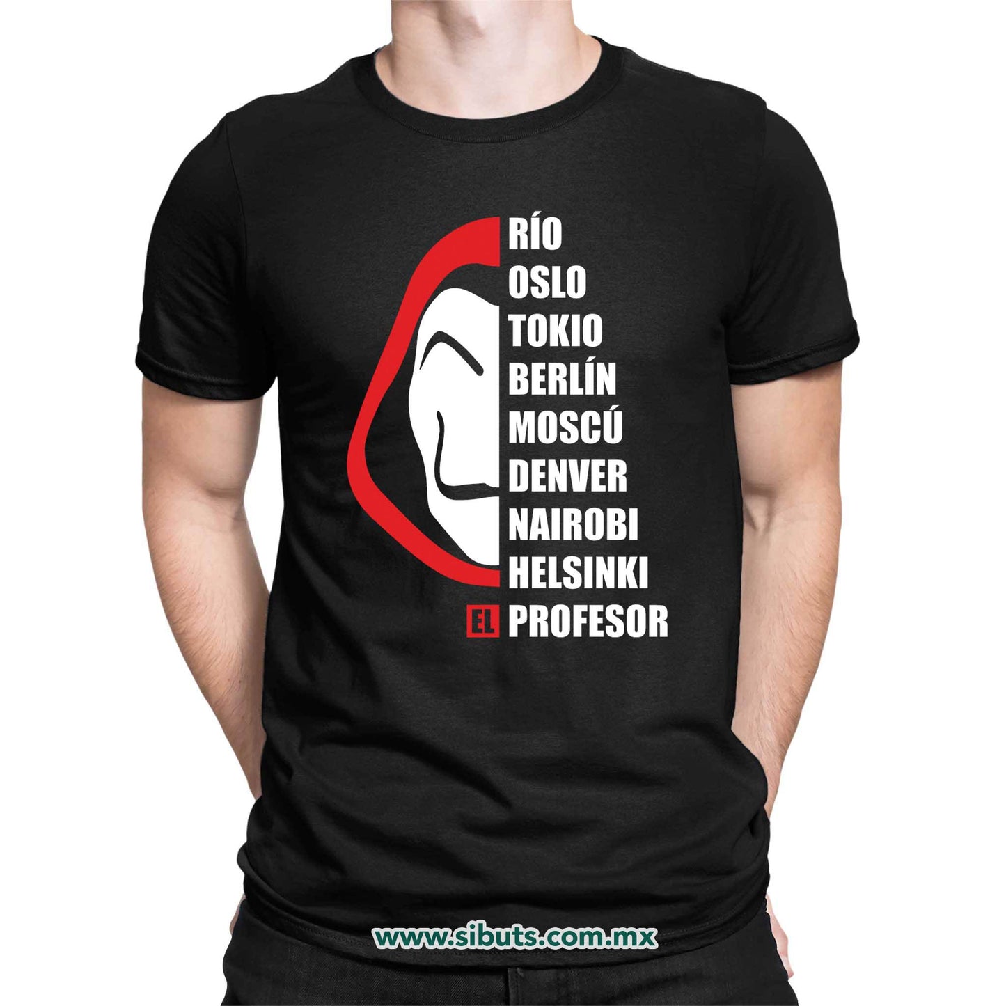 Playera Hombre Nombres Casa Papel