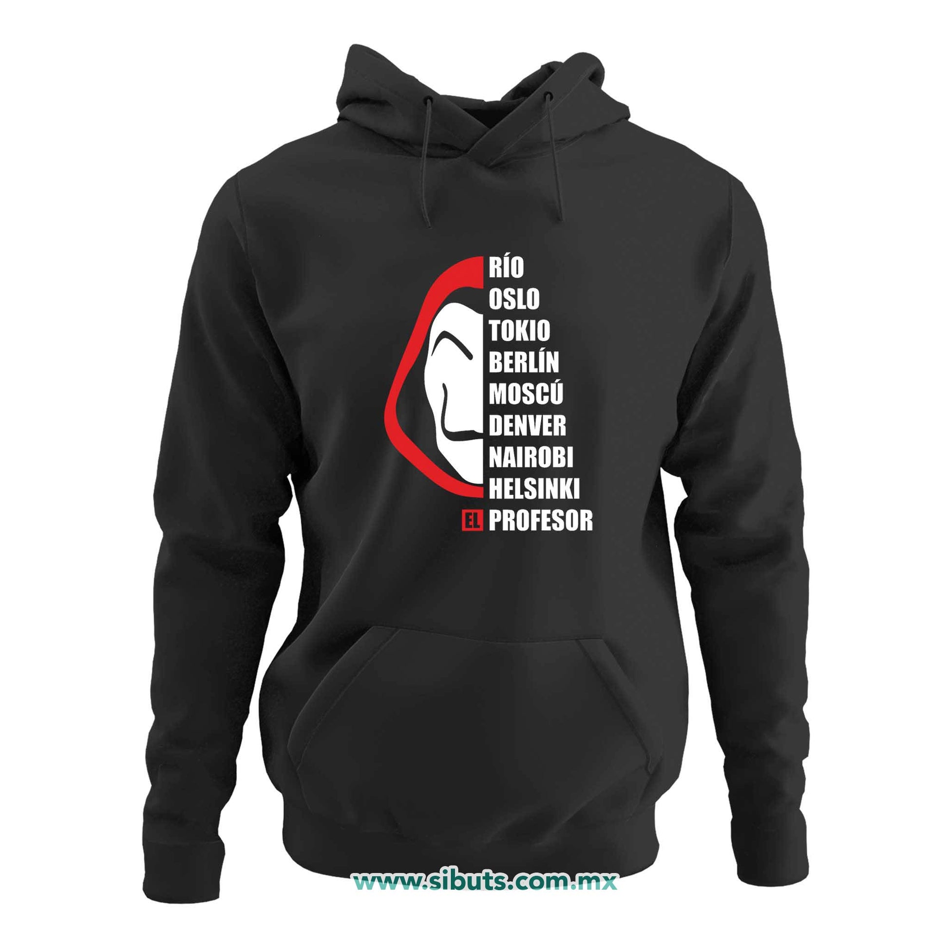 Sudadera Mujer Gorro Nombres Casa Papel