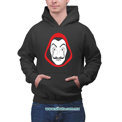 Sudadera Hombre Gorro Máscara Casa Papel