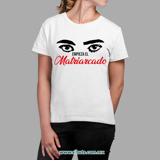 Playera Mujer La Casa de Papel Empieza el Matriarcado
