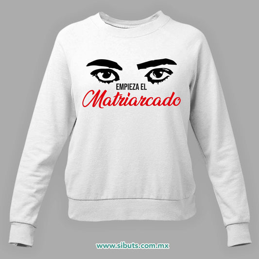Sudadera Mujer Cuello Redondo La Casa de Papel Empieza el Matriarcado