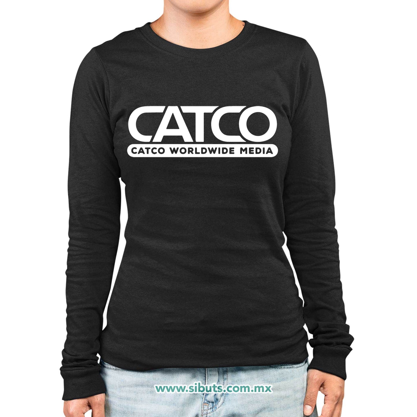 Playera Mujer Manga Larga Catco Superman