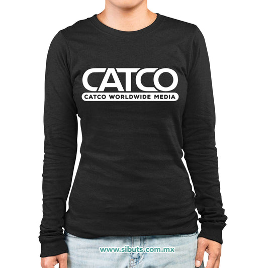 Playera Mujer Manga Larga Catco Superman