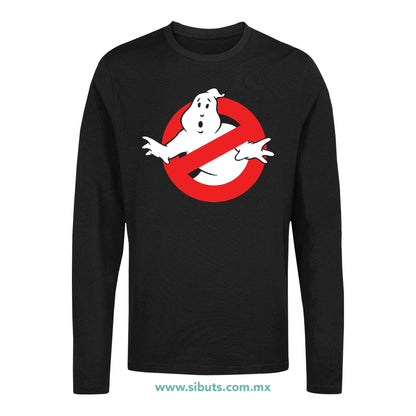 Playera Hombre Manga Larga Los Cazafantasmas Ghostbusters