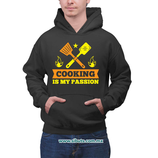 Sudadera Hombre Gorro Cocinar Es Mi Pasión Chef