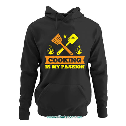 Sudadera Mujer Gorro Cocinar Es Mi Pasión Chef