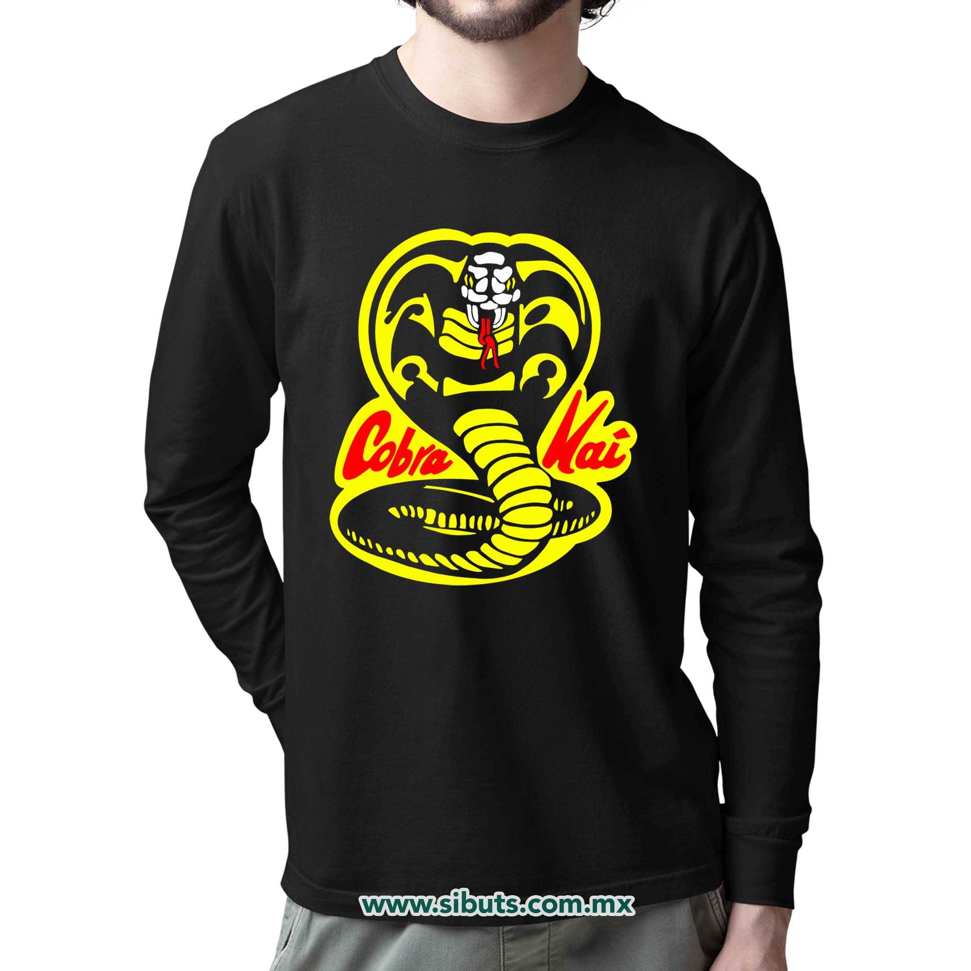 Playera Hombre Manga Larga Cobra Kai
