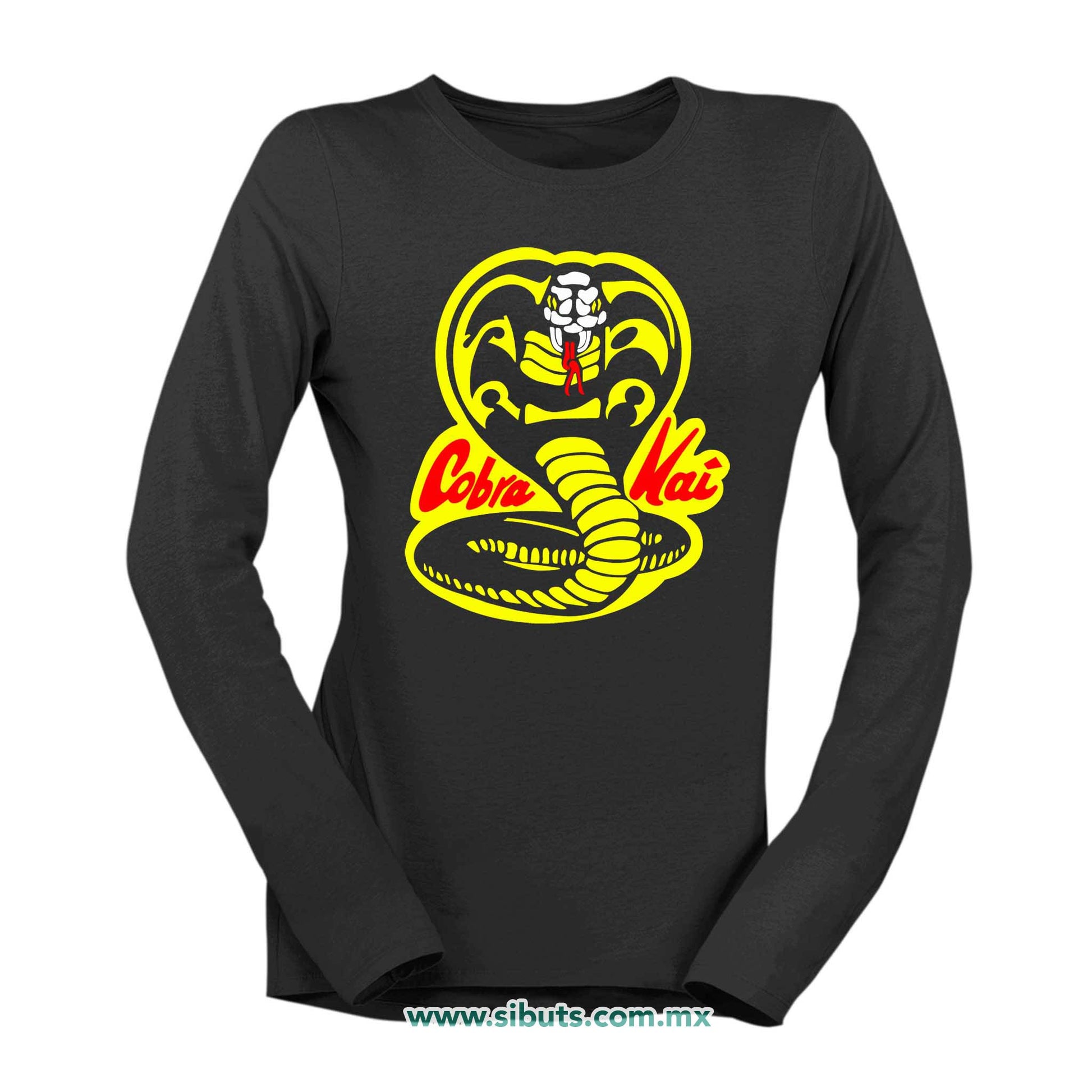 Playera Mujer Manga Larga Cobra Kai