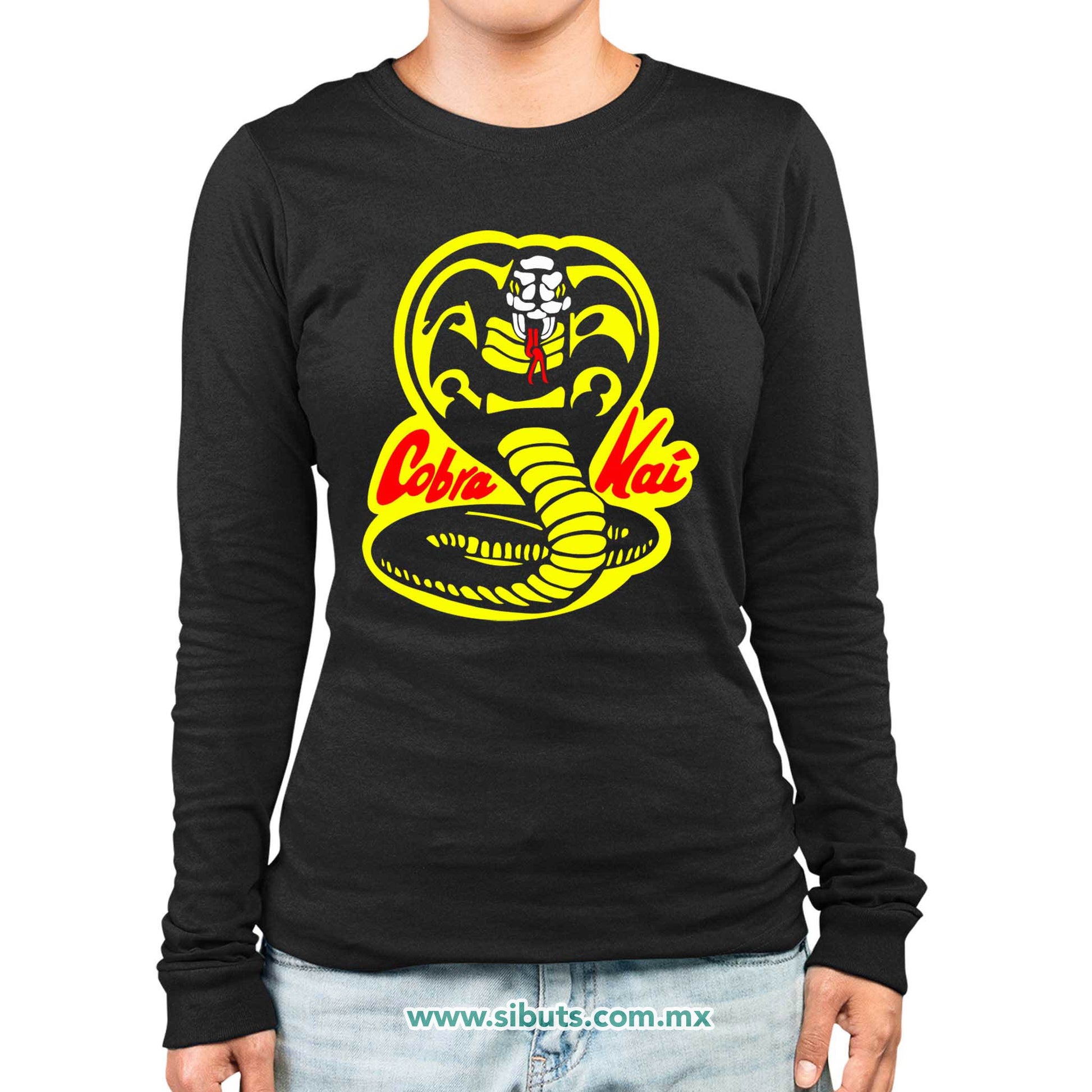 Playera Mujer Manga Larga Cobra Kai