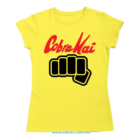 Playera Mujer Cobra Kai Fist