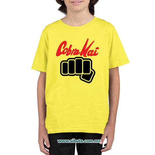 Playera Niño Cobra Kai Fist