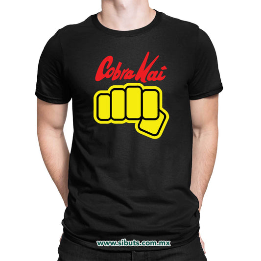 Playera Hombre Cobra Kai Puño