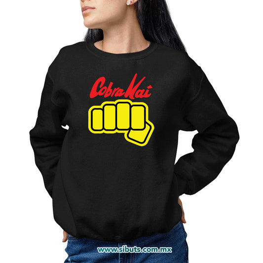 Sudadera Mujer Cuello Redondo Cobra Kai Puño