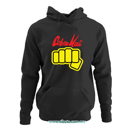 Sudadera Mujer Gorro Cobra Kai Puño