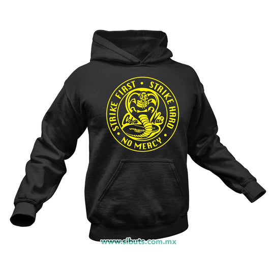 Sudadera Hombre Gorro Cobra Kai Strike First