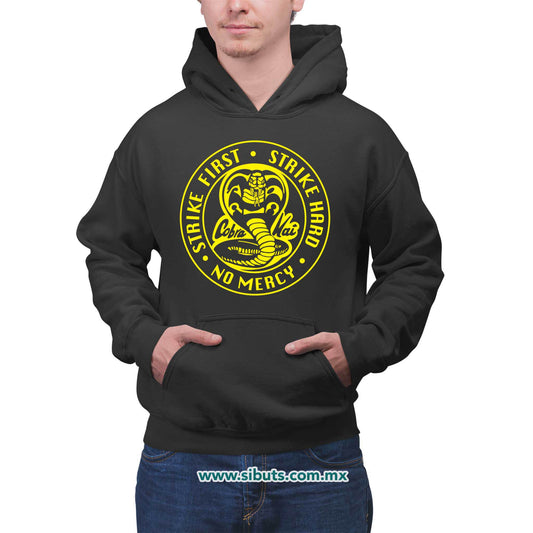 Sudadera Hombre Gorro Cobra Kai Strike First