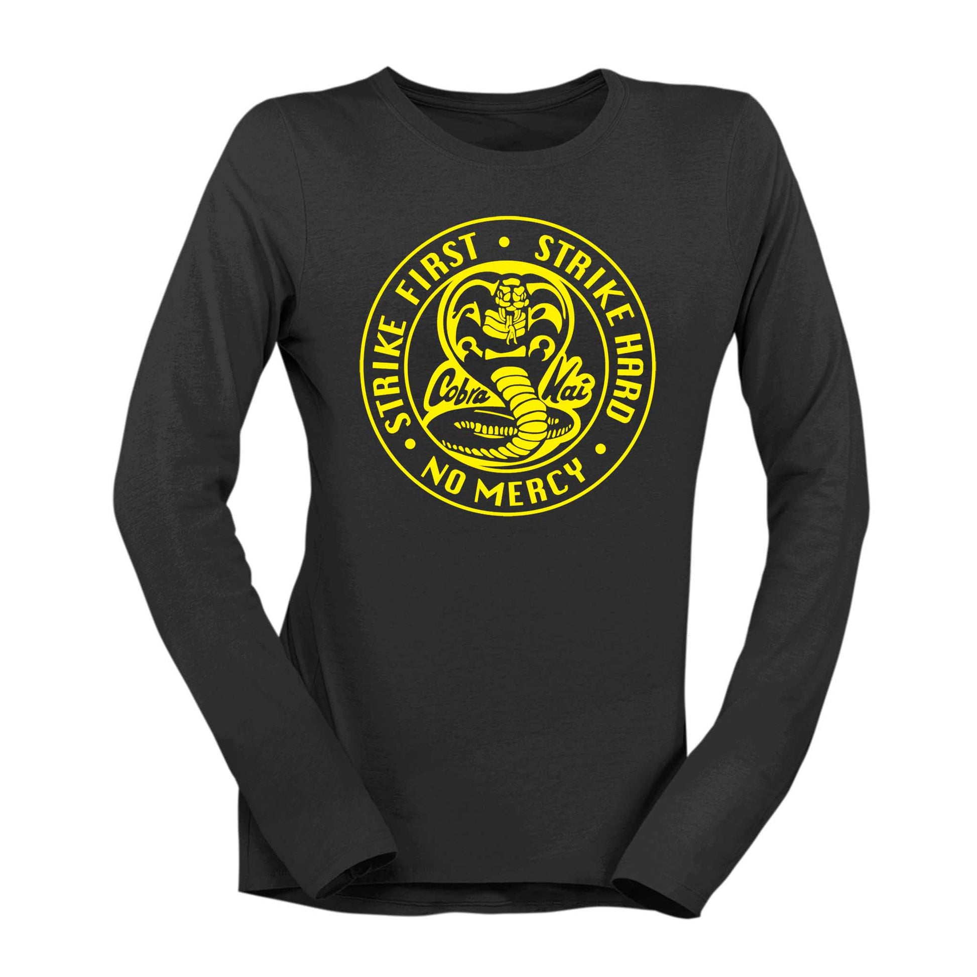 Playera Mujer Manga Larga Cobra Kai Strike First