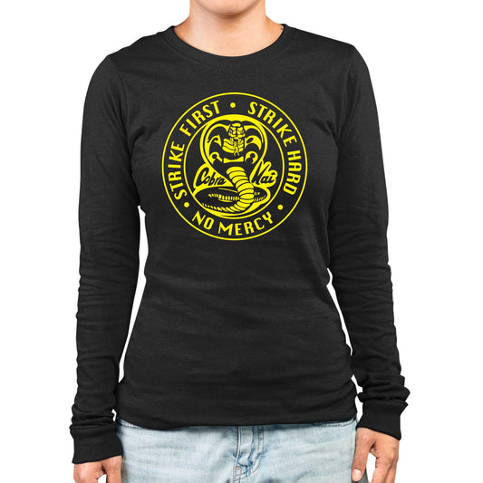 Playera Mujer Manga Larga Cobra Kai Strike First