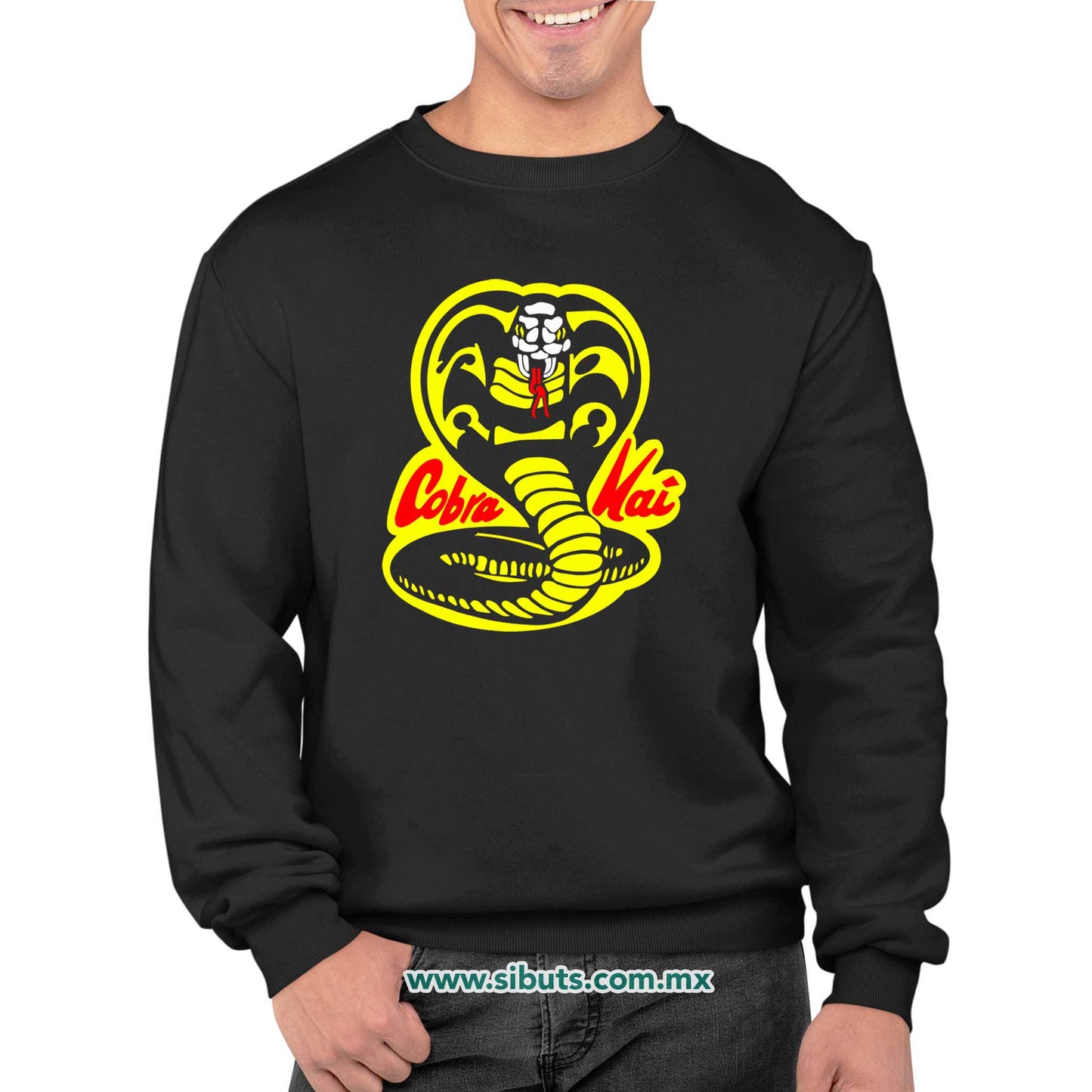 Sudadera Hombre Cuello Redondo Cobra Kai