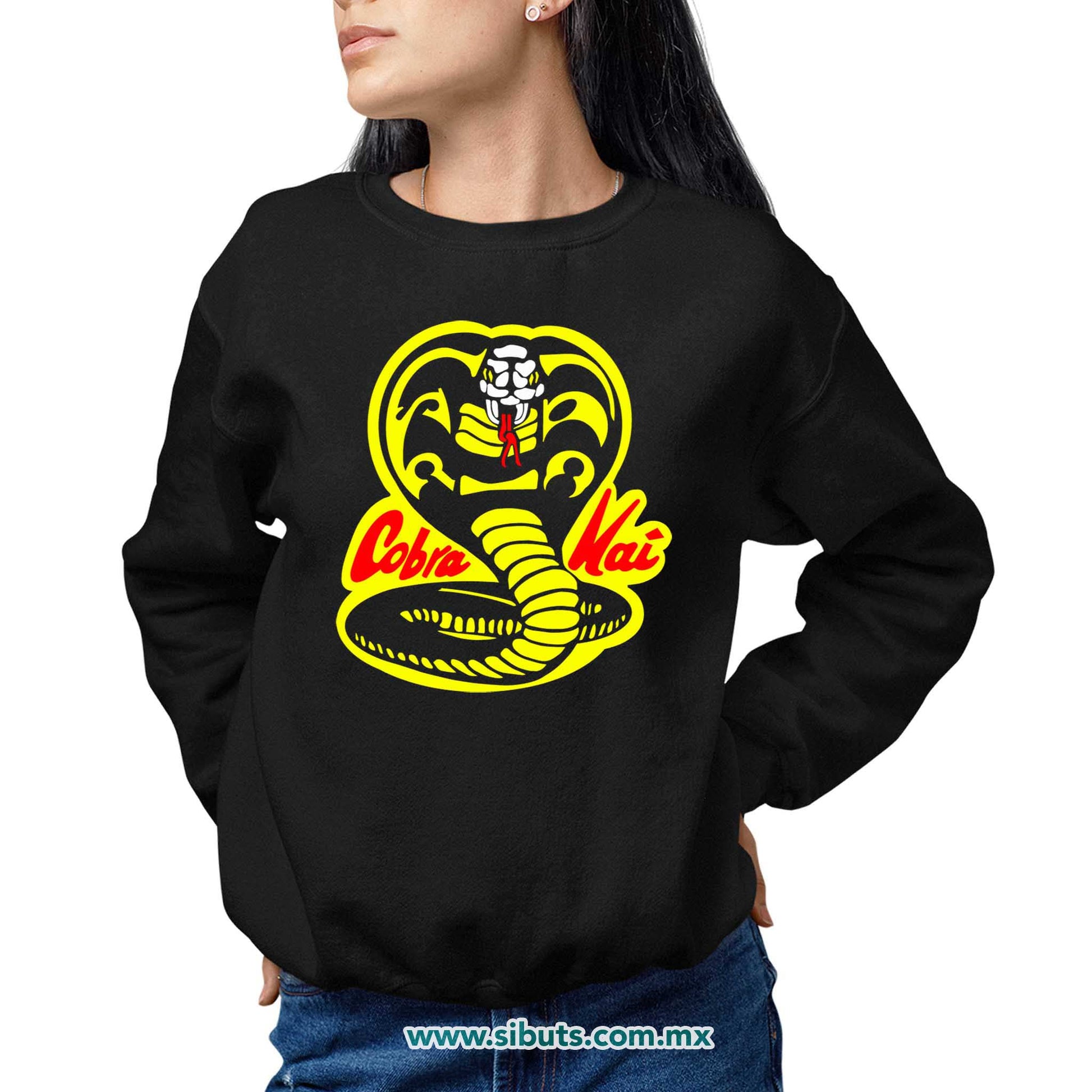 Sudadera Mujer Cuello Redondo Cobra Kai