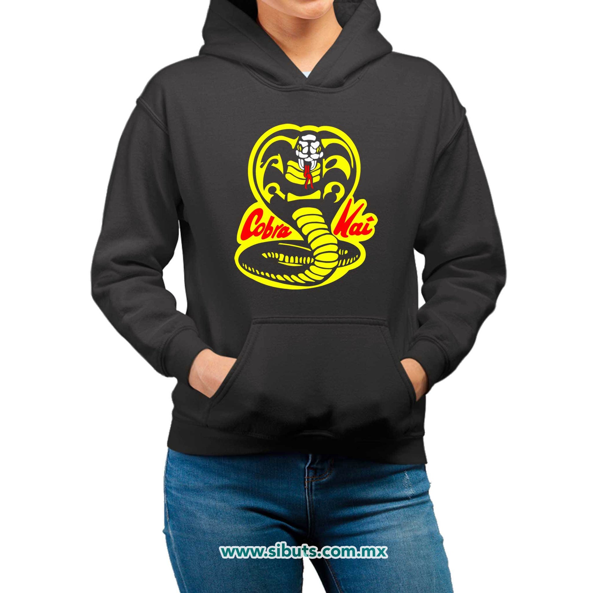 Sudadera Mujer Gorro Cobra Kai