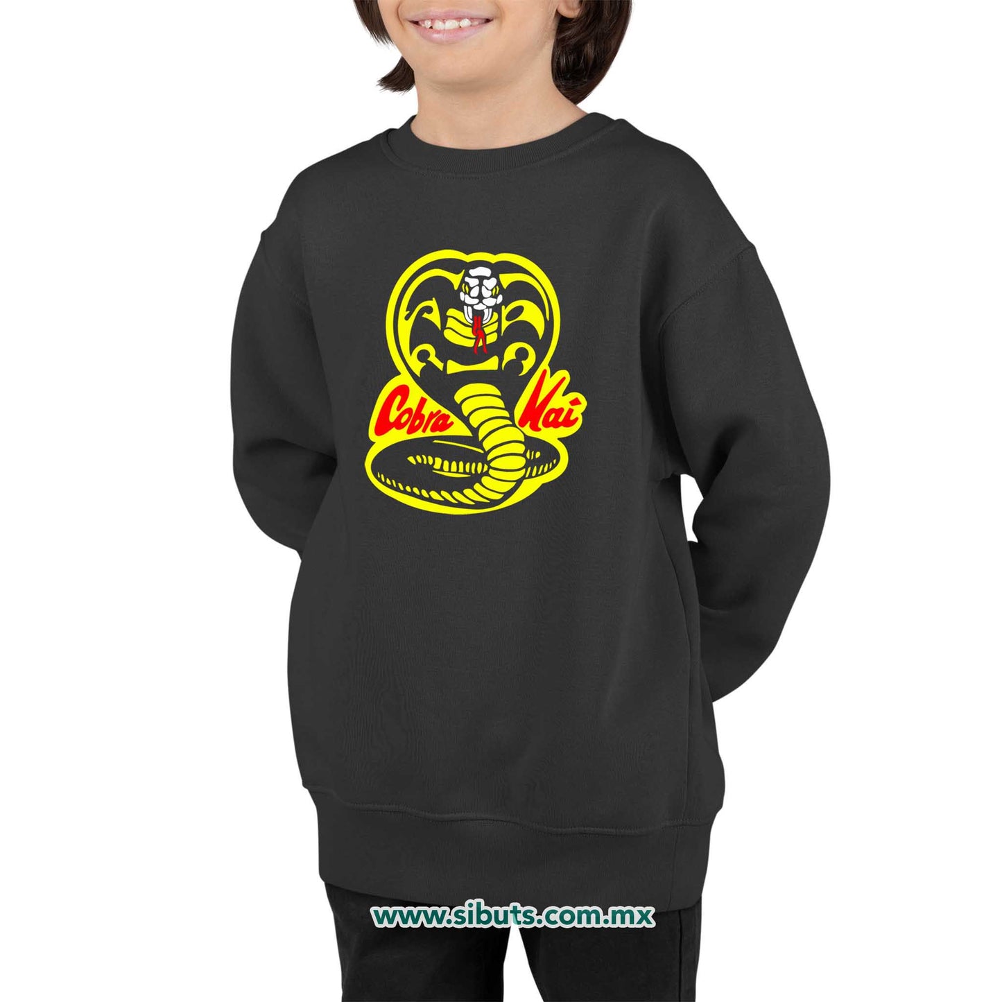 Sudadera Niño Cuello Redondo Cobra Kai