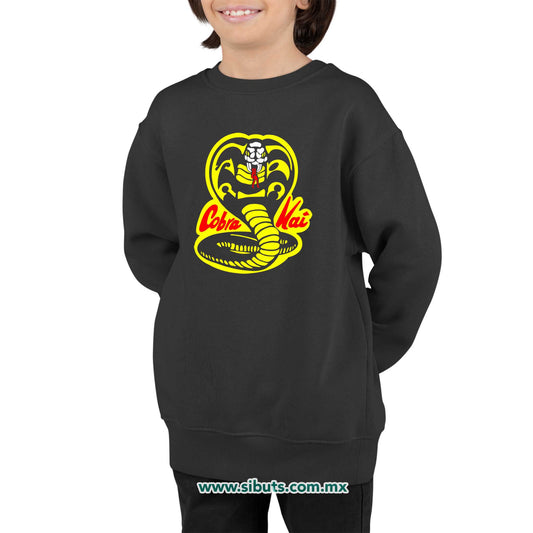 Sudadera Niño Cuello Redondo Cobra Kai