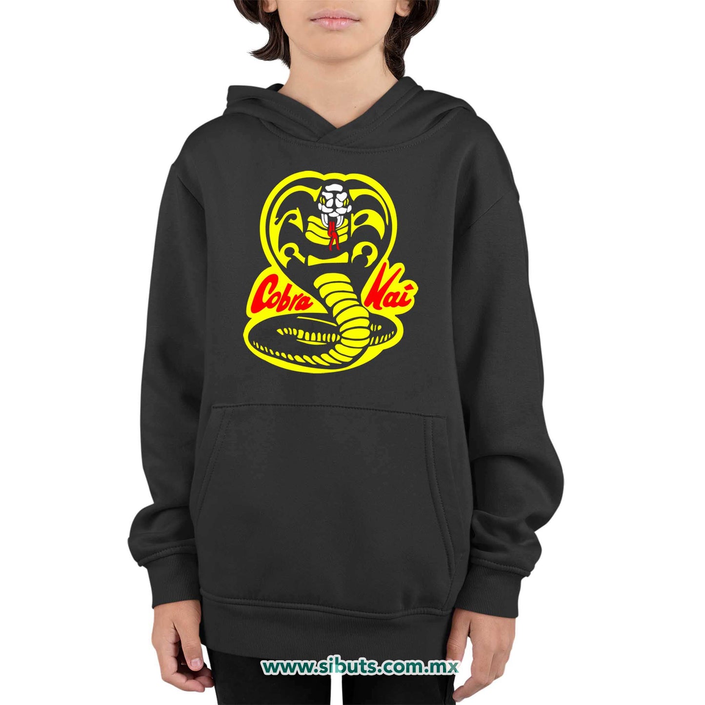 Sudadera Niño Gorro Cobra Kai