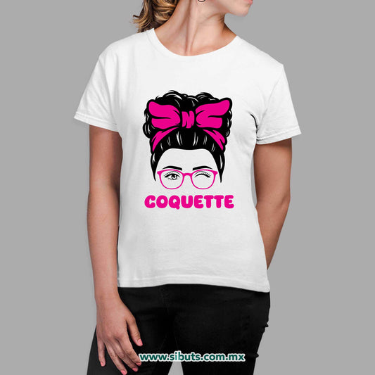 Playera Mujer Coquette