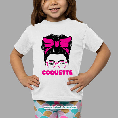 Playera Niña Coquette