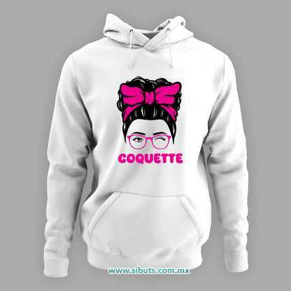 Sudadera Mujer Gorro Coquette