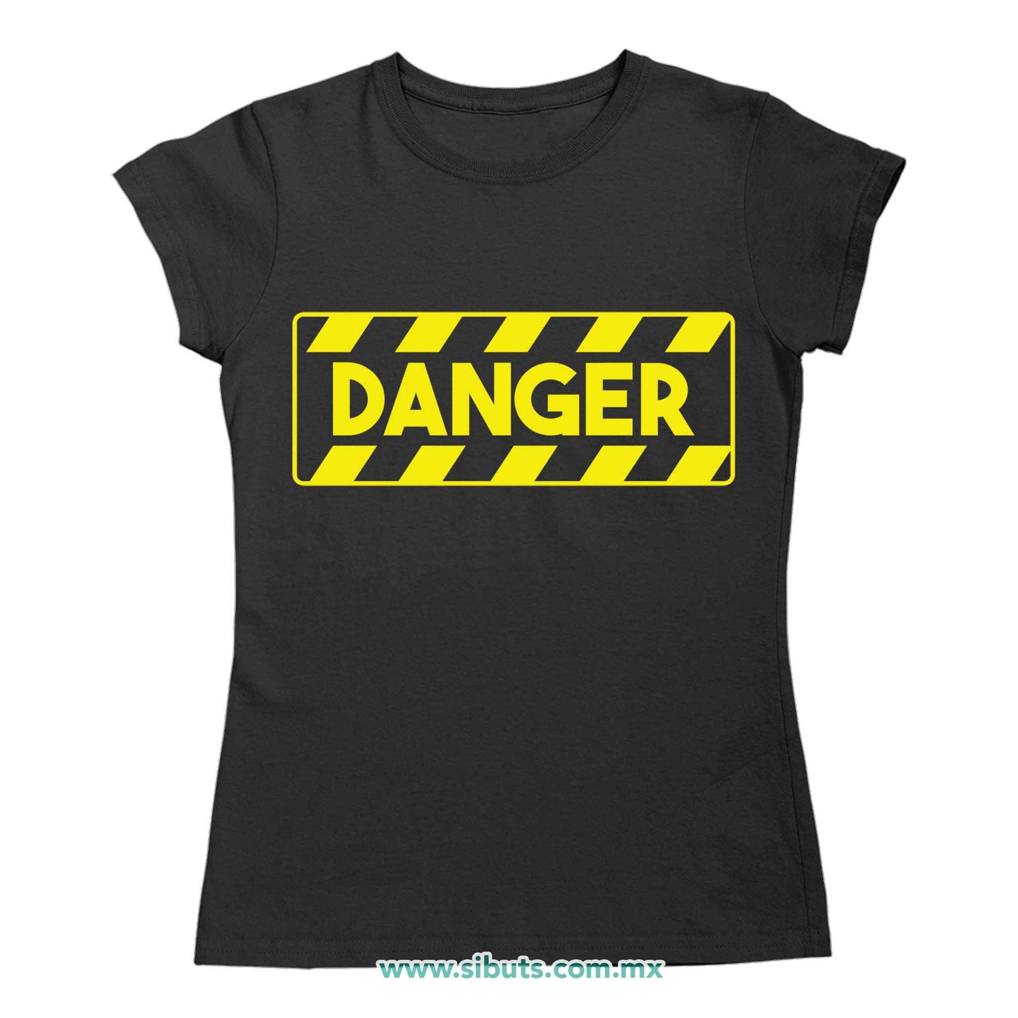 Playera Mujer Señalamiento Peligro Danger