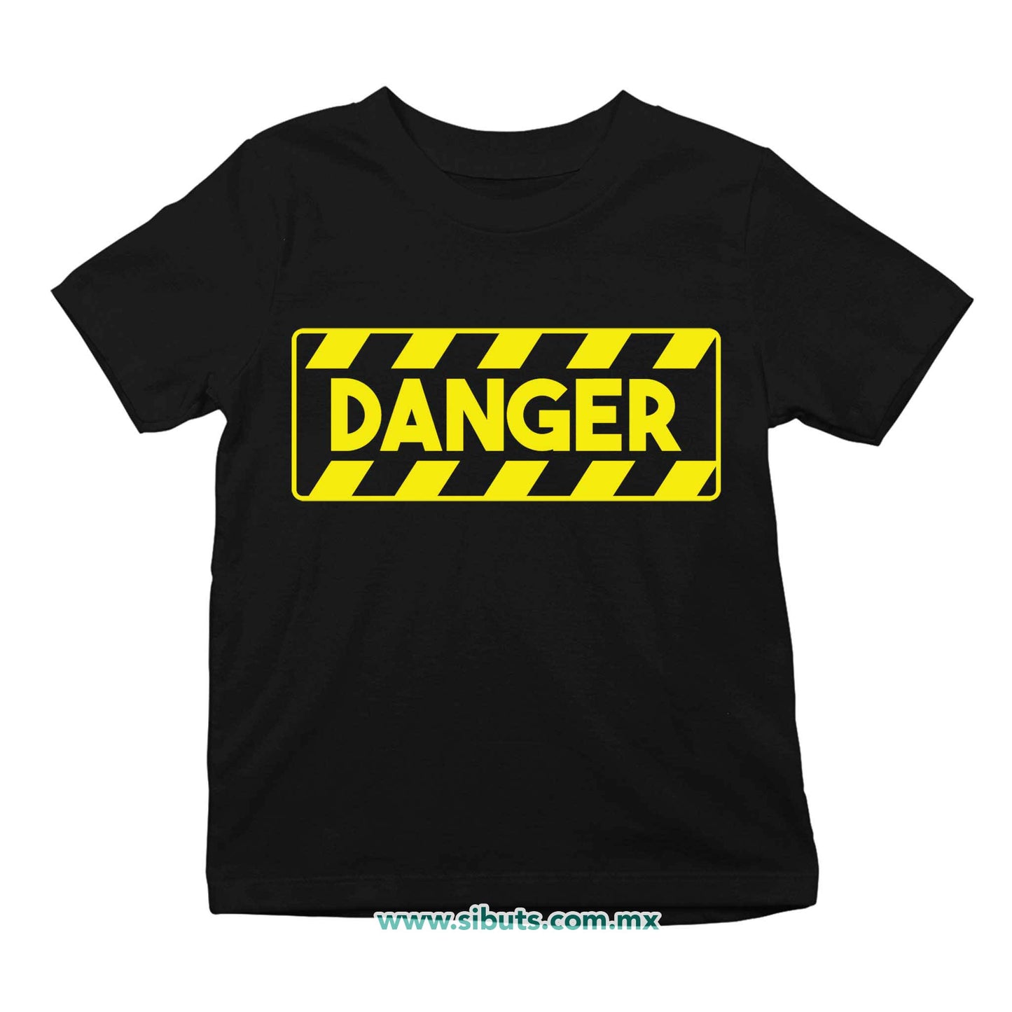 Playera Niño Señalamiento Peligro Danger