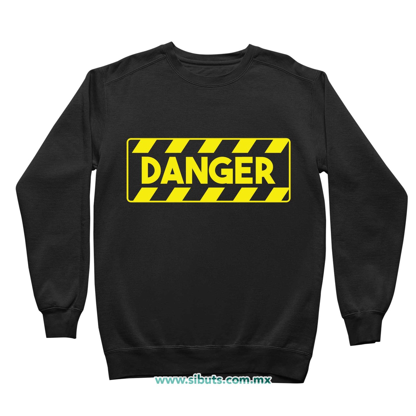 Sudadera Niño Cuello Redondo Señalamiento Peligro Danger
