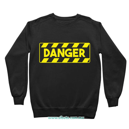 Sudadera Niño Cuello Redondo Señalamiento Peligro Danger